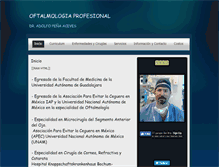 Tablet Screenshot of drpena.com.mx